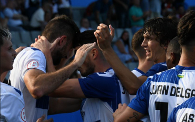 Celebració del gol de Sergi Garcia | CES